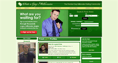 Desktop Screenshot of dateagaymillionaire.com